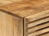 Sideboard 60x34x75 cm Solid Wood Rough Mango 377451