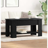Coffee Table Black oak 101 x 49 x 52 cm Engineered wood 862764