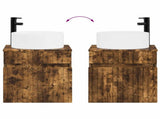 Bathroom Cabinet Set 3 pcs Smoked Oak 49 x 44.5 x 65.5 cm 3405782