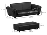 Kids Sofa Bed Kids Twin Sofa Toddler Chair 2 Seater Kids Twin Sofa Chair Boys Girls Couch w/ T3398P421959