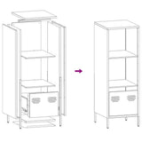 Highboard Anthracite 35x39x103.5 cm Steel 851378
