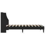 Bed Frame with Headboard Black 90 x 190 cm Velvet 42027456
