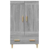 Highboard Grey Sonoma 70x31x115 cm Engineered Wood 817484