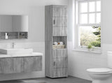 Bathroom Cabinet Set TULUM Grey Sonoma 37 x 31.5 x 203 cm 880357