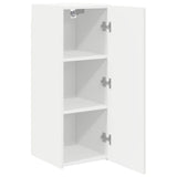 TV Wall Cabinet 2 pcs White 30 x 31 x 80 cm Engineered Wood 892290