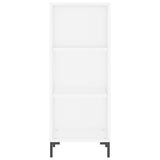 Highboard White 34.5x34x180 cm Engineered Wood 3200321