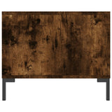 Coffee Table Smoked Oak 90x50x40 cm Engineered Wood 829217