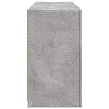 Sideboard with LED Lights Concrete Grey 123x37x67 cm 3209061