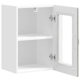 Kitchen Wall Cabinet with Glass Door Kalmar Grey Sonoma Engineered Wood 853533