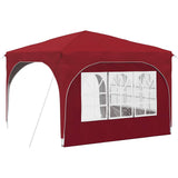 Pop-up Party Tent 290 x 290 x 245 cm Burgundy 42019862