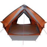 Teepee Tent 10-Person Grey and Orange 567 x 470 x 242 cm 42004067