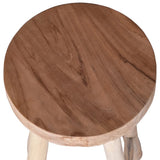 244545 Bar Stool Solid Teak Wood