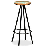 Bar Set 3 Pieces Solid Reclaimed Wood 275140