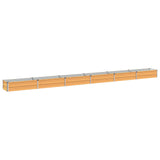 Raised Garden Bed Natural 480 x 40 x 24 cm cold-rolled steel 8006362
