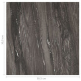 Self-adhesive Flooring Planks 55 pcs PVC 5.11 m Dark Grey 324665