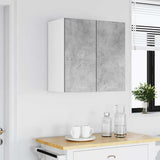 Kitchen Wall Cabinet Concrete Grey 60x31x60 cm Engineered Wood 861228