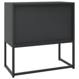 Sideboard Black 75x35x75 cm Steel 335871