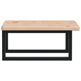 Basin Shelf Wall Mounted Steel and Solid Wood Oak 3302381