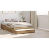 Bed Drawers Artisan Oak 120 x 36.5 x 16.5 cm Engineered Wood 866946