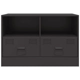TV Cabinet Black 67x39x44 cm Steel 841739
