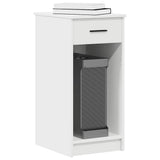 Computer Tower Stand White Engineered wood Medium 858740
