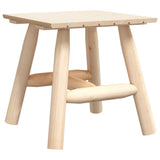 Side Table 49x49x50 cm Solid Wood Spruce 363351