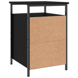 Bedside Cabinets 2 pcs Black 40x42x60 cm Engineered Wood 825864