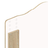 Bed Frame with Headboard Sonoma Oak 90 x 200 cm Engineered Wood 3413240