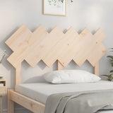 Bed Headboard Natural Wood Solid pine wood 132x3x81 cm 819215