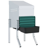 Chicken Nesting Box 1 Compartment with Legs Galvanised Steel 4104902