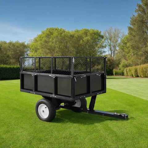 Tipping Trailer for Lawn Mower 300 kg Load 145813
