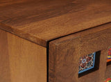 Bedside Cabinet Brown 40 x 33 x 46 cm Solid Mango Wood 4018220