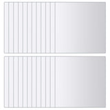 48 pcs Mirror Tiles Square Glass 3051490