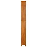 7-Tier Bookcase 60x22x200 cm Solid Oak Wood 331743