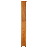 7-Tier Bookcase 60x22x200 cm Solid Oak Wood 331743