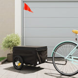 Bike Trailer Black 30 kg Iron 94080
