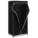 Wardrobes 2 pcs Black 75x50x160 cm 282441