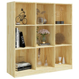 Book Cabinet/Room Divider 104x33.5x110 cm Solid Pinewood 809972