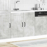 Sink Base Cabinet Lucca Concrete Grey Engineered Wood 853691