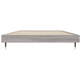 Bed Frame without Mattress Grey Sonoma 90x200 cm Engineered Wood 832171