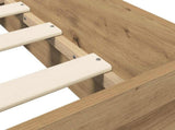 Bed Frame with Storage Artisian Oak 80 x 200 cm Engineered Wood 3429620