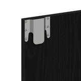 Mirror Cabinet Black Oak 60 x 31.5 x 62 cm Engineered Wood 873882