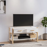 TV Cabinet White 82x38x45 cm Engineered Wood 345660