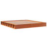 Bed Frame without Mattress Wax Brown 180x200 cm Super King Solid Wood Pine 3211841