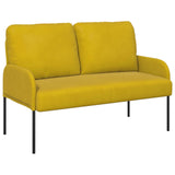 Sofa Sets with Cushion 3 pcs Yellow 115 x 56 x 80 cm Plywood 3406223