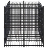 Outdoor Dog Kennel Steel 7.37 m 3097939