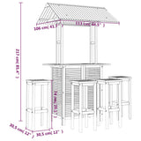 Garden Bar Set Acacia wood color Solid acacia wood Medium Tough 3116009