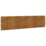 Lawn Edgings 10 pcs 25x103 cm Flexible Corten steel 821896