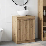 Bathroom Furniture Set Artisan Oak Engineered Wood 3404213