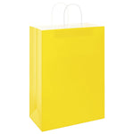 ZNTS Paper Bags 250 pcs with Handles Yellow 32x17x44 cm 4101790